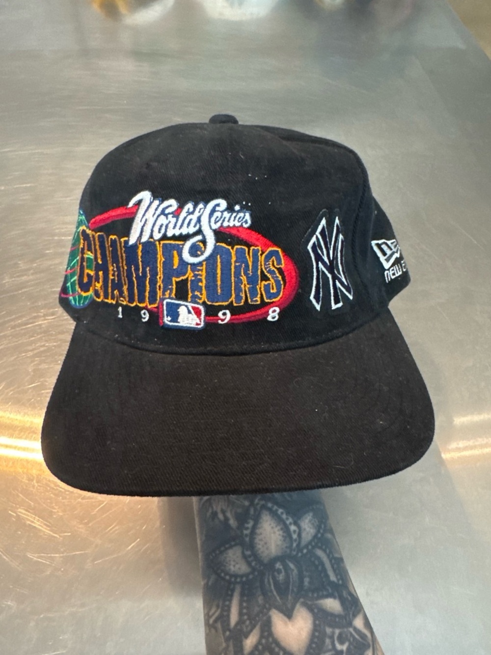 New Era Black 1998 World Series Champions Yankees Cap